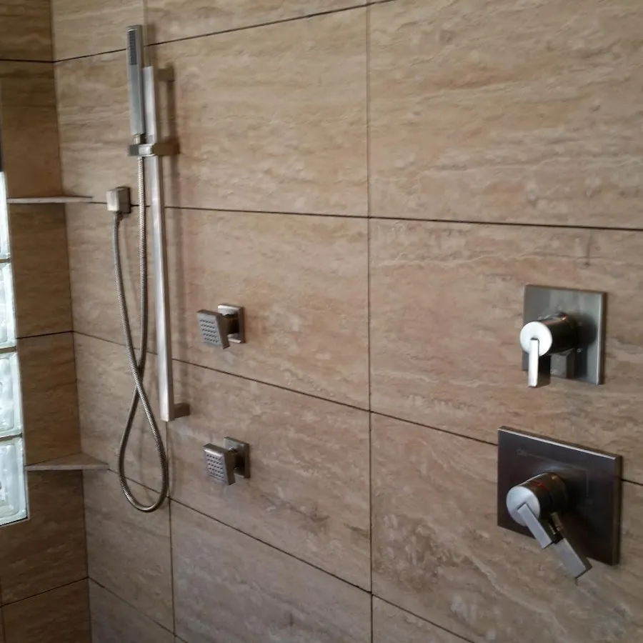 Shower fixture installation for Water Heater Installation in Rumford
